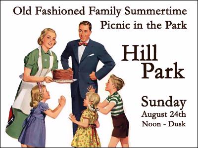Old Fashion Family Picnic at Hill Park