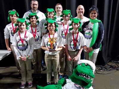 NCA Robogators Teams Win Awards at State Championship