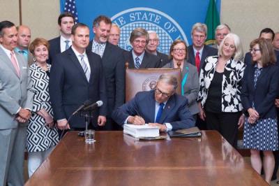 Inslee signs historic budget