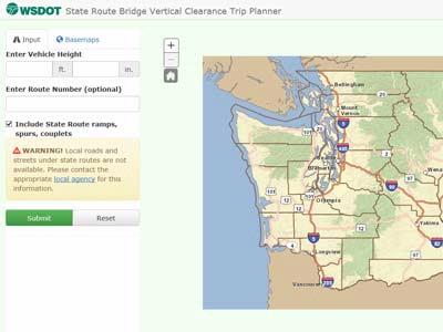 New online tool helps truck drivers plot route