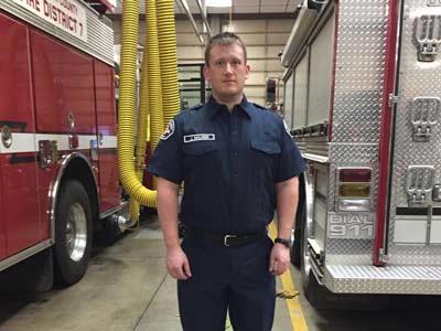 Fire District 7 Hires Firefighter/EMT Jeffrey Walker